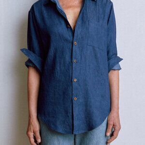 Naomi Nomi hemp denim shirt, medium